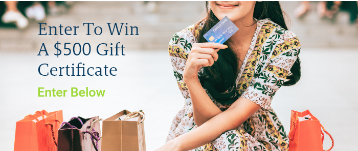 Enter to Win a $500 Gift Certificate